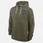 Men's Jacksonville Jaguars 2025 Salute to Service Sideline Standard Issue Hoodie Olive Gift