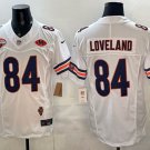 Colston Loveland #84 Chicago Bears Vapor Limited Stitched Jersey White Gift