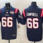 Will Campbell #66 New England Patriots Team Game Jersey Navy Gift