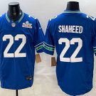 Rashid Shaheed #22 Seattle Seahawks Super Bowl LX Patch Team Game Jersey Royal Gift