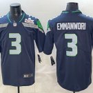 Nick Emmanwori #3 Seattle Seahawks Super Bowl LX Patch Game Jersey College Navy Gift