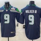 Kenneth Walker III #9 Seattle Seahawks Super Bowl LX Patch Game Jersey College Navy Gift