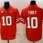 Malachi Toney #10 Miami Hurricanes Fiesta Bowl Champions Game Limited Jersey Orange Gift