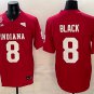 #8 Indiana Hoosiers National Champions Patch Game Jersey Red Gift