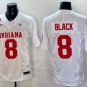 #8 Indiana Hoosiers National Champions Patch Game Jersey White Gift