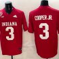 Omar Cooper Jr. #3 Indiana Hoosiers National Champions Patch Game Jersey Red Gift
