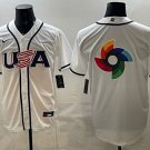 USA Baseball 2026 World Baseball Classic Home Stadium Jersey White