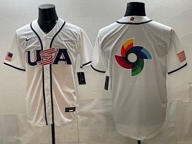USA Baseball 2026 World Baseball Classic Home Stadium Jersey White