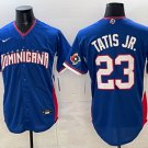 Fernando Tatis Jr. #23 Dominican Republic Baseball 2026 World Baseball Classic Road Stadium Jersey