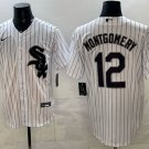 Colson Montgomery #12 Chicago White Sox Home Replica Jersey White