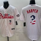 Bryce Harper Philadelphia Phillies White USA 250 Stadium Jersey