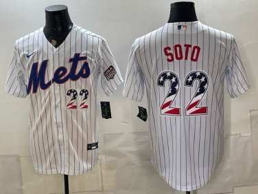 Juan Soto New York Mets White USA 250 Stadium Jersey