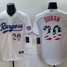 Ezequiel Duran Texas Rangers White USA 250 Stadium Jersey
