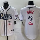 Yandy Díaz Tampa Bay Rays White USA 250 Stadium Jersey
