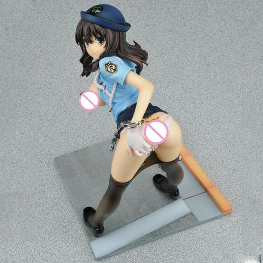 20cm 1 7 Anime Native Sexual Police Sexy Girl Pvc Action Figure Model Toy Statue