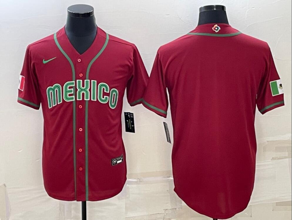 Men's Mexico Baseball 2023 World Baseball Classic Jersey Red