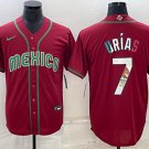 Men's Julio Urias #7 Mexico Baseball 2023 World Baseball Classic Jersey - Red