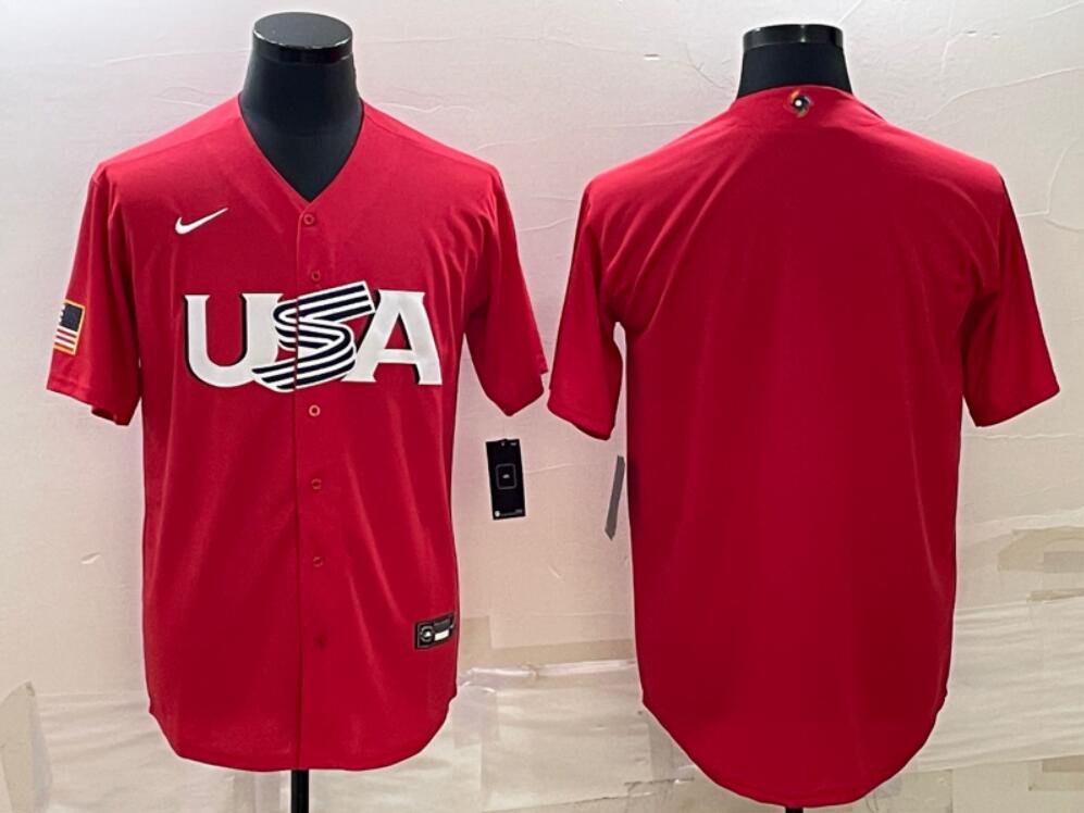 Men's USA Baseball 2023 World Baseball Classic Jersey Red