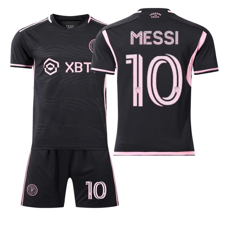 Lionel Messi LM10 Inter Miami CF Away Player Jersey With Shorts - Black