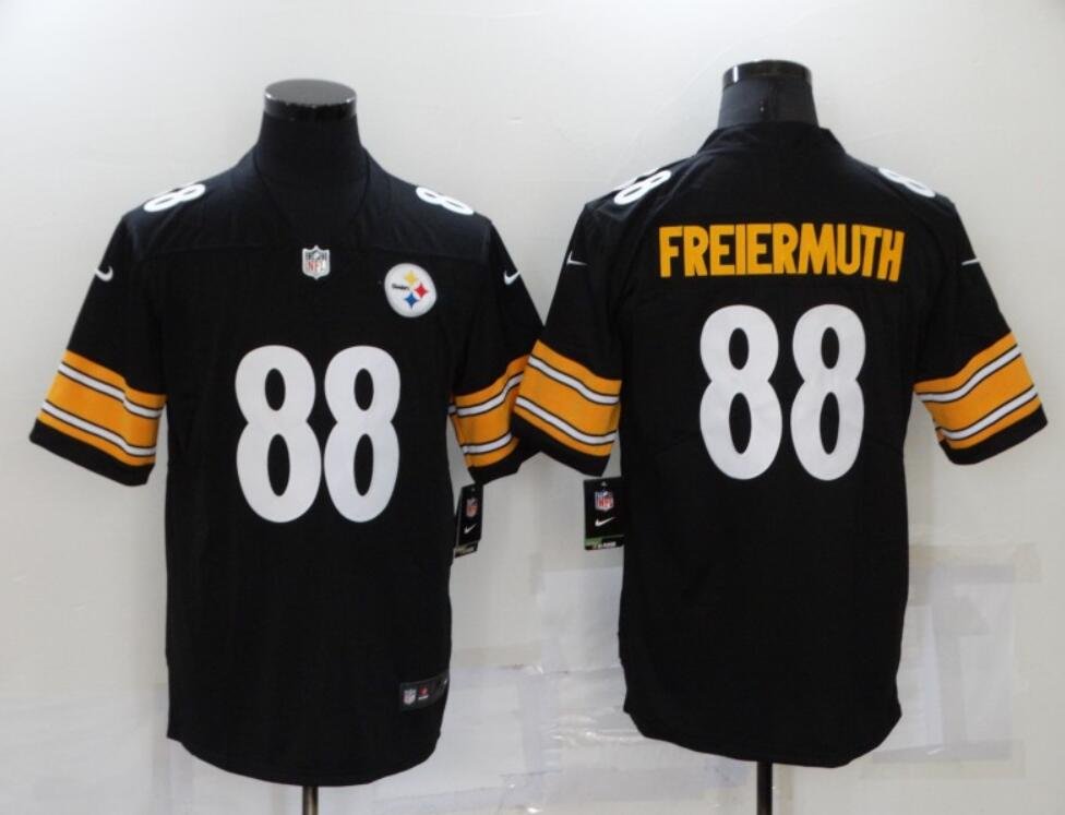 Men's Or Youth Pat Freiermuth #88 Steelers Limited Player Jersey - Black  Color Gift