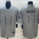 Men's Or Youth A.J. Brown #11 Eagles Limited Jersey Gray Christmas Fans Gift