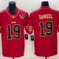 Men's Or Youth Deebo Samuel #19 SF 49ers Limited Jersey Scarlet Gold Christmas Gift