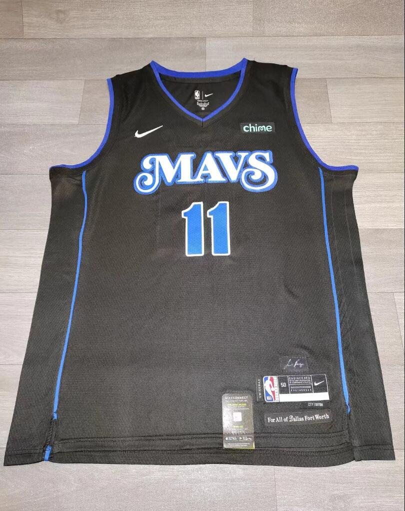 Men's Kyrie Irving #11 Mavericks 2023/24 Swingman Jersey Black City ...