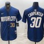 Men's Kerry Carpenter #30 Detroit Tigers 2024 City Connect Limited Jersey Navy Christmas Gift