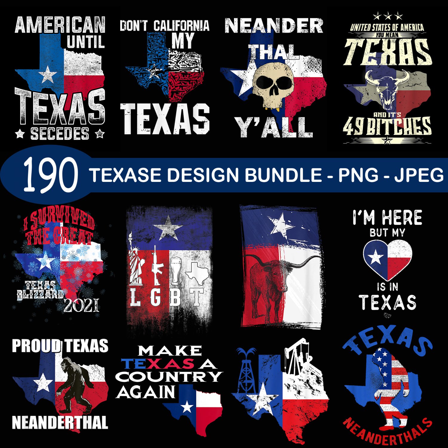 Texas Bundle SVG, Texas State Bundle, Texas Shape, Texas Flag, Texas Shirt Design