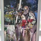 Original & Signed Dayron Gonzalez - Regresando de Casa de Alfred painting