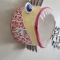 Ceramic Fish Wall Hanging Mirror Art