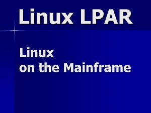 Linux LPAR Contractor
