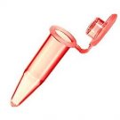 Bio Plas 4316 .5 ml Flat Top Microcentrifuge Tube - 500 pk - Red