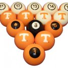 Wave7 TENBBS100N University Of Tennessee Billiard Numbered Ball Set