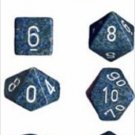 Chessex Manufacturing 25316 Sea Speckled Polyhedral Dice Set Of 7