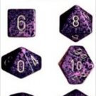 Chessex Manufacturing 25317 Hurricane Speckled Polyhedral Dice Set Of 7