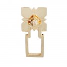 Utopia Alley HW267PLGD021 Steffi Polished Gold Drop Ring Cabinet Hardware