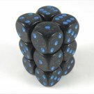 Chessex Manufacturing 25738 Bluestars Speckled - 6 Sided 16 mm Dice Set Of 12