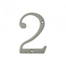 Deltana RN42U15 4 in. House Numbers, Satin Nickel - Solid Brass