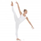 EuroSkins 10333-W-3X Active Studio Adult Plus Size Cotton Ankle Leggings, Wh
