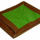 Foremost Cut Size Tarp Brown Green 91620 Brown & Green Cut Size Reversable Polye