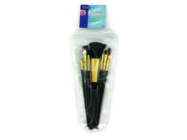 Cosmetic brushes in case -set of 7 - Pack of 72