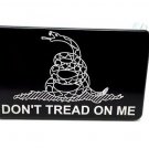 Helm 3 x 5 in. Billet Aluminum Trailer Hitch Cover - Do not Tread on Me