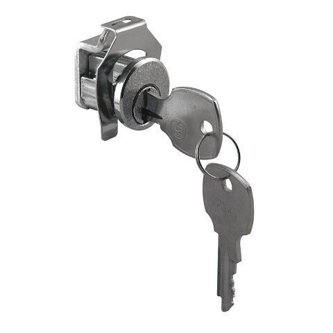 Prime Line Products S4315 Mail Box Lock  Counter-Clockwise  Nickel Plated