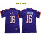 men's & youth Clemson Tigers #16 Trevor Lawrence Jersey Purple College Football