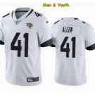 men's & youth Jacksonville Jaguars #41 Josh Allen Jersey Team Game Player White Limited Football