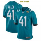 men's & youth Jacksonville Jaguars #41 Josh Allen Jersey Team Game Player Teal Limited Football