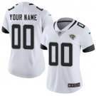 Women's Jacksonville Jaguars #00 Personalized Customized Jersey Team Game Player White