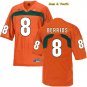 men's & youth Miami Hurricanes #8 Braxton Berrios Jersey Orange College Football