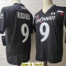 men's & youth Cincinnati Bearcats #9 Desmond Ridder Jersey Black College Game Football